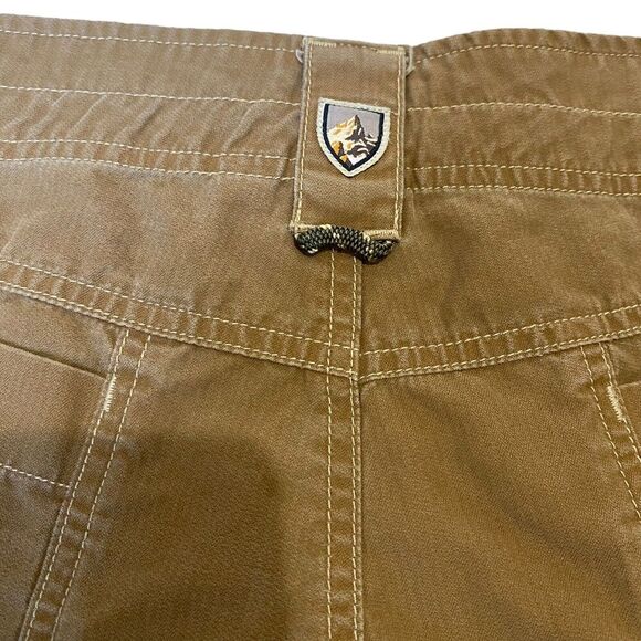 Kuhl Dry Renegade Utility Shorts Mens 38 Tan Mid Length Outdoor Hiking - Picture 8 of 8
